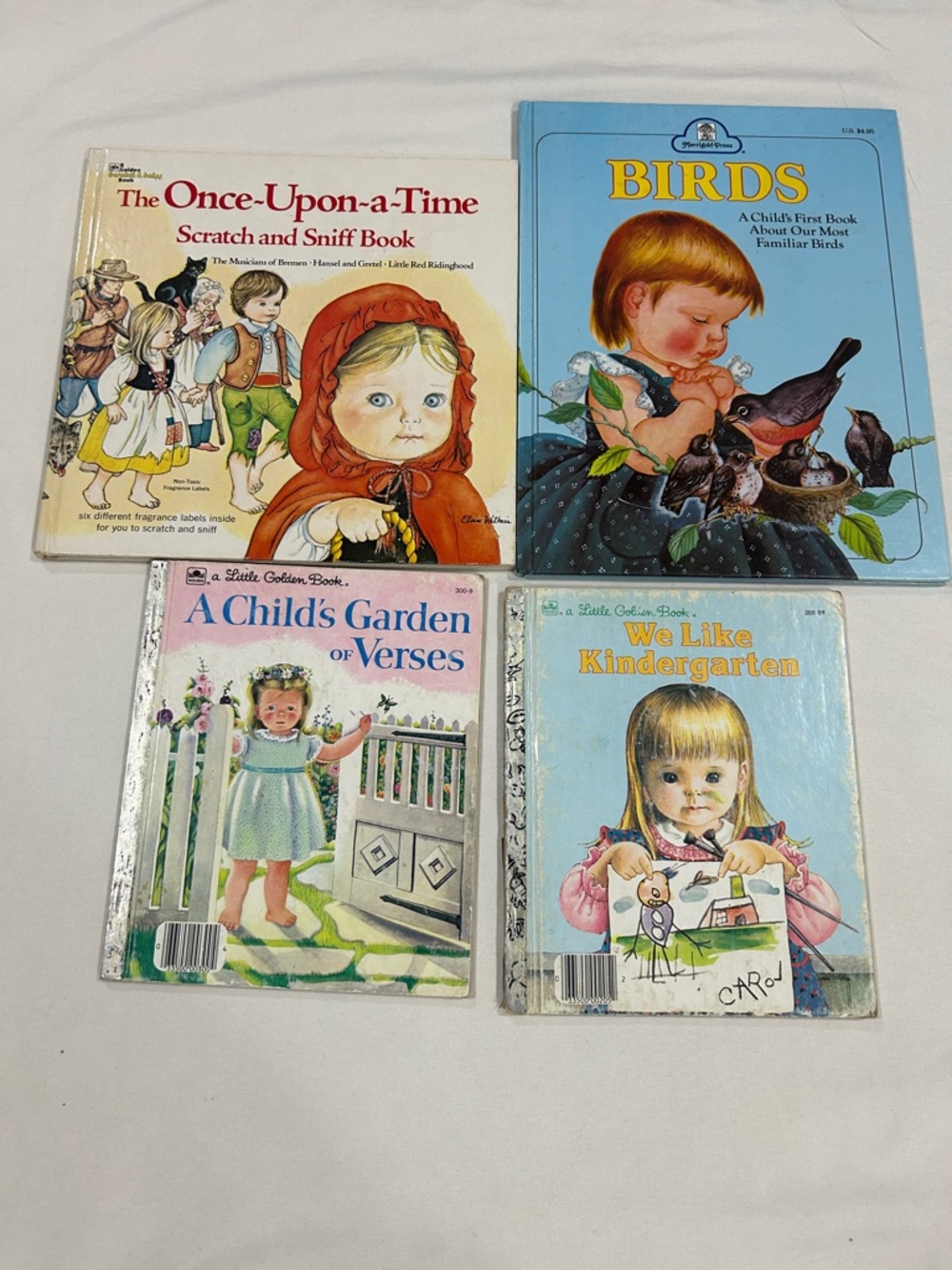 Eloise Wilkin book lot: Once-Upon-A-Time, Garden Verses